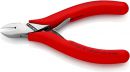 NW-KNIPEX Elektronik-Seitenschneider (Länge 115 mm Form 0 / Facette ja Kunststoffüberzug) - 77 01 115 Thumbnail 3