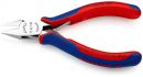 NW-KNIPEX Elektronik-Seitenschneider (Länge 130 mm Form 4 / Facette nein Mehrkomponenten-Hüllen) - 77 42 130 Thumbnail 3