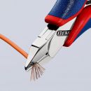 NW-KNIPEX Elektronik-Seitenschneider (Länge 115 mm Form 3 / Facette ja, klein Mehrkomponenten-Hüllen) - 77 32 115 Thumbnail 3