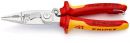 NW-KNIPEX Elektroinstallationszange (Länge 200 mm VDE / verchromt Mehrkomponenten-Hüllen) - 13 96 200 T Thumbnail 1