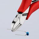 NW-KNIPEX Elektronik-Seitenschneider (Länge 115 mm Form 0 / Facette ja Kunststoffüberzug) - 77 01 115 Thumbnail 5