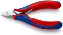 NW-KNIPEX Elektronik-Seitenschneider (Länge 115 mm Form 3 / Facette ja, klein Mehrkomponenten-Hüllen) - 77 32 115 Thumbnail 4
