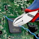 NW-KNIPEX Elektronik-Seitenschneider (Länge 115 mm Form 1 / Facette ja Mehrkomponenten-Hüllen) - 77 12 115 Thumbnail 4