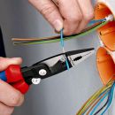 NW-KNIPEX Elektroinstallationszange (Länge 200 mm / poliert Mehrkomponentenhüllen) - 13 92 200 Thumbnail 10