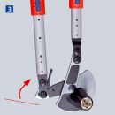 NW-KNIPEX Kabelschere (Werkzeuglänge 570 - 770 mm / Kopf brüniert) - 95 32 038 Thumbnail 5