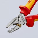 NW-KNIPEX Kraftkombizange (Länge 200 mm / verchromt Mehrkomponenten-Hüllen) - 02 06 200 Thumbnail 7