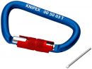 NW-KNIPEX Materialkarabiner (Länge 81 mm / mit Schraubverschluss) - 00 50 03 T BK Thumbnail 5