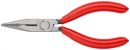 NW-KNIPEX Flachrundzange (Länge 140 mm flach/rund gerade / poliert Kunststoffüberzug) - 25 01 140 Thumbnail 4
