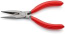 NW-KNIPEX Flachrundzange (Länge 140 mm flach/rund gerade / poliert Kunststoffüberzug) - 25 01 140 Thumbnail 3