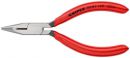 NW-KNIPEX Flachrundzange (Länge 125 mm flach/rund gerade / poliert Kunststoffüberzug) - 25 01 125 Thumbnail 3