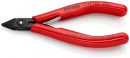 NW-KNIPEX Elektronik-Seitenschneider (Länge 125 mm Form 2 / Facette ja, klein) - 75 22 125 Thumbnail 4