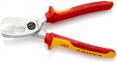 NW-KNIPEX Kabelschere (Länge 200 mm / Kopf verchromt VDE) - 95 16 200 Thumbnail 5