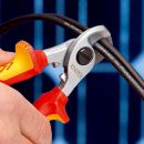 NW-KNIPEX Kabelschere (Länge 165 mm / Kopf verchromt VDE) - 95 26 165 Thumbnail 5