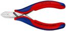 NW-KNIPEX Elektronik-Seitenschneider (Länge 115 mm Form 1 / Facette ja Mehrkomponenten-Hüllen) - 77 12 115 Thumbnail 3