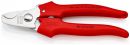 NW-KNIPEX Kabelschere (Länge 165 mm / Kopf poliert) - 95 05 165 Thumbnail 4