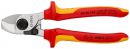 NW-KNIPEX Kabelschere (Länge 165 mm / Kopf verchromt VDE) - 95 26 165 Thumbnail 7