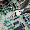 NW-KNIPEX Elektronik-Greifzange (Gesamtlänge 115 mm ESD / flachbreite Backen spiegelpoliert Form 1) - 35 12 115 ESD Thumbnail 3