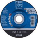 PFERD Schruppscheibe (D125xS7,2mm / gekröpft Stahl / Inhalt: 10 Stück) - 62212626 Thumbnail 1