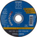 PFERD Trennscheibe (D125x2,4mm gerade / INOX / Inhalt: 25 Stück) - 61721122 Thumbnail 1