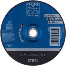 PFERD Schruppscheibe (D230xS7,2mm / gekröpft Stahl / Inhalt: 10 Stück) - 62223626 Thumbnail 1