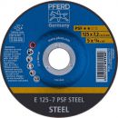 PFERD Schruppscheibe (D125xS7,2mm / gekröpft Stahl / Inhalt: 10 Stück) - 62012634 Thumbnail 1