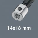 NW-Wera Einsteckmaulschlüssel Schlüsselweite 32-41 mm 14x18 mm - 05020174001 Thumbnail 5
