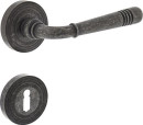 MATADOR Rosetten-Drückergarnitur (Zamak F77 grau / BB) - 0021.172503 Thumbnail 1