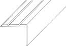 PG LM-Treppenwinkel (Aluminium silberfarbig eloxiert / einseitig gelocht) - 10136 Thumbnail 1