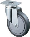 BS ROLLEN Lenkrolle (Rad-Ø 100 mm Tragfähigkeit 80 kg / mit Anschraubplatte) - C100.A85.100 Thumbnail 1