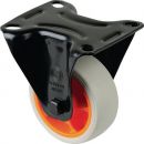 BS ROLLEN Bockrolle (Rad-Ø 80 mm Tragfähigkeit 100 kg / Gummi) - L810.B44.081.02 Thumbnail 1