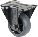 BS ROLLEN Bockrolle (Rad-Ø 80 mm Tragfähigkeit 100 kg / Gummi) - L810.B44.081.06 Thumbnail 1
