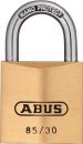 NW-ABUS Zylindervorhangschloss (Schlosskörperbreite 30 mm / Messing verschiedenschließend) - 80629 Thumbnail 1