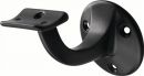 Hermeta Handlaufträger (Aluminium kunststoffbeschichtet schwarz / Durchmesser Wandplatte 56 mm) - 3505-70E Thumbnail 1