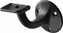 Hermeta Handlaufträger (Aluminium kunststoffbeschichtet schwarz / Durchmesser Wandplatte 56 mm) - 3507-70E Thumbnail 1
