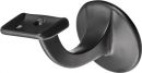 Hermeta Handlaufträger (Aluminium kunststoffbeschichtet schwarz / Durchmesser Wandplatte 56 mm) - 3508-70E Thumbnail 1