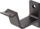 Hermeta Handlaufträger Aluminium schwarz kunststoffbeschichtet - 3553-18E Thumbnail 1