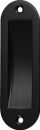 Hermeta Schiebetürmuschel (Aluminium schwarz pulverbeschichtet oval / 2 x Ø 5 mm) - 4560-70E Thumbnail 1