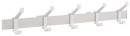 Hermeta Wandgarderobe (Aluminium F1 matt silber / 5 Hut-/Mantelhaken Länge 730 mm) - 2682-11W Thumbnail 1