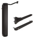 Polet Torschließer (Aluminium eloxiert schwarz Retrofit / Öffnungswinkel 90/180 °) - P00009354-9005 / VERTICLOSE-2-9005 Thumbnail 1