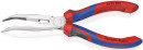 NW-KNIPEX Flachrundzange (Länge 200 mm verchromt / 40° gewinkelt) - 26 25 200 Thumbnail 1