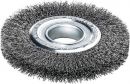 LESSMANN Rundbürste (Ø 100 mm Drahtstärke 0,30 mm / Stahl gewellt 20-22 mm) - 323162 Thumbnail 1
