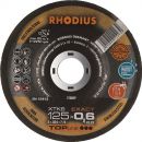 RHODIUS Trennscheibe (D125x0,6mm gerade / INOX / Inhalt: 50 Stück) - 210829 Thumbnail 1