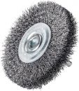 LESSMANN Rundbürste (Ø 50 mm Drahtstärke 0,2 mm / Stahl 11 mm 15000 min-¹) - 415142 Thumbnail 1