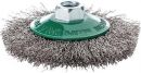 LESSMANN Kegelbürste (Ø 100 mm Drahtstärke 0,30 mm / Edelstahl gewellt 10 mm) - 422367 Thumbnail 1