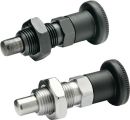 GANTER Rastbolzen (d1 10 mm d2 M 16 x 1,5 mm l1 12 mm/Stahl,ohne Rastsperre/Inhalt: 5 Stück) - 817-10-12-BK Thumbnail 1