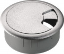 Hettich Kabeldurchlass (Kunststoff / Breite 26 mm verchromt) - 9100065 Thumbnail 1