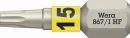 NW-Wera Bit (1/4 “ TX 15 Länge 25 mm / mit Farbleitsystem / Inhalt: 10 Stück) - 05066141001 Thumbnail 1