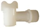 ASW Fasshahn (Kunststoff weiß / R 26,9 (3/4“) mm / Inhalt: 10 Stück) - 2-00001-0001 Thumbnail 1