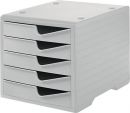 GRAF Ablagebox (5 Schubladen grau/grau / Polystyrol H255xB270xT340 mm) - 275-8430.881 Thumbnail 1