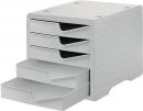 GRAF Ablagebox (5 Schubladen grau/grau / Polystyrol H255xB270xT340 mm) - 275-8430.881 Thumbnail 2